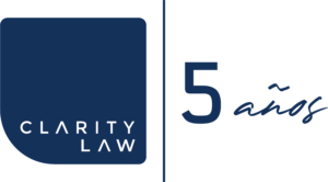 Clarity Law logo - 5 años
